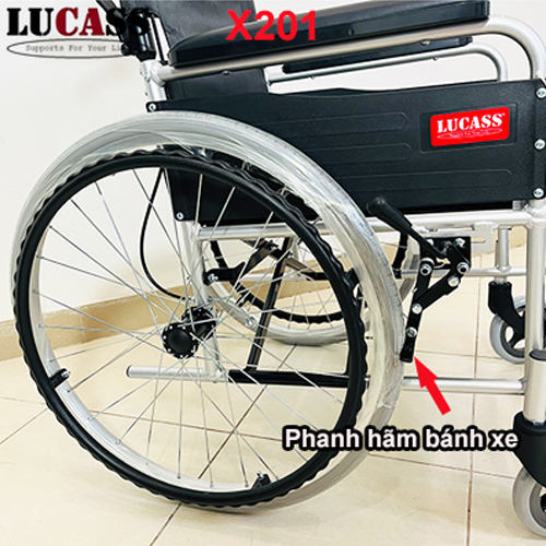 Xe Lăn Khung Hợp Kim Nhôm X201